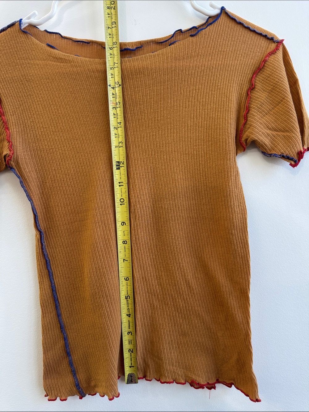 Baserange Tee Brown/Red - Picture 7 of 7